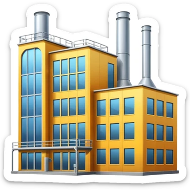 Alcohol factory building sticker