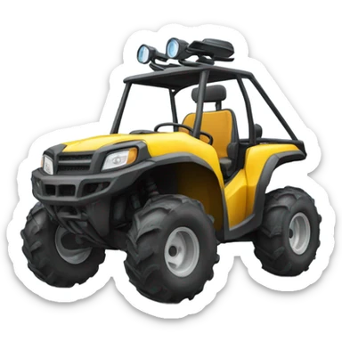 Four wheeler with snorkel sticker