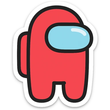 Amogus emoji sticker