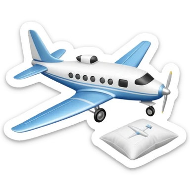 pillow to plane sticker