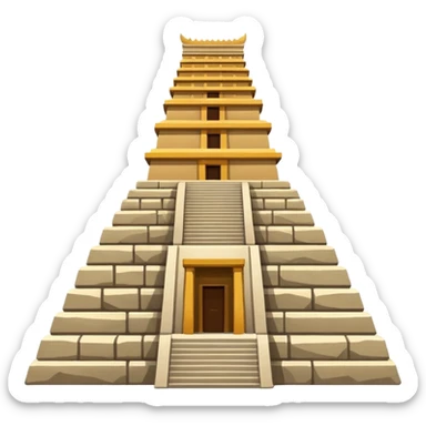 Temple of Kukulcan sticker
