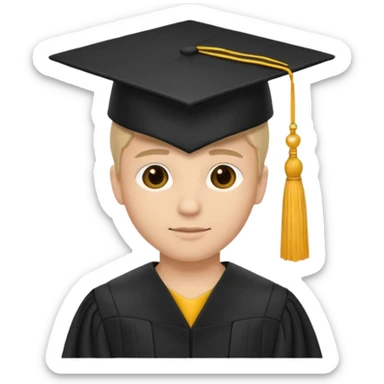 Graduation Cap sticker