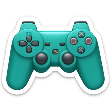 Turquoise PlayStation sticker
