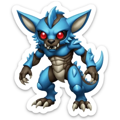 Gremz-grem2-Protogen-Vernid-creature, full body sticker