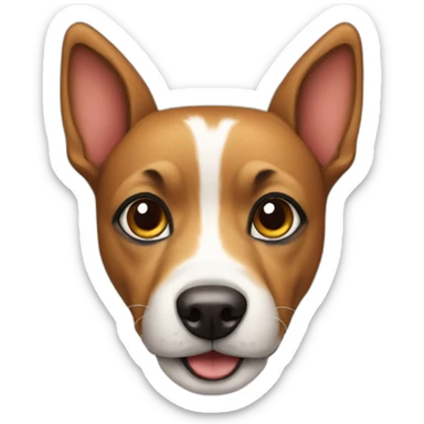 Merry Christmas dog sticker