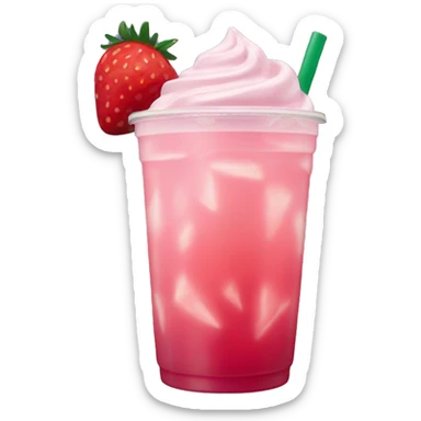 Starbucks strawberry açaí lemonade refresher sticker