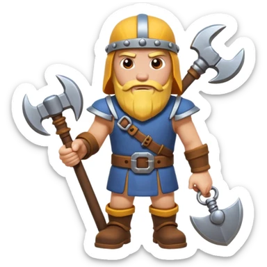 A Mechanic ''TOOL'' In A Clash Of Clans and medival Aesthetic  sticker