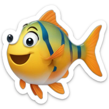 Un cœur avec une pêche  sticker