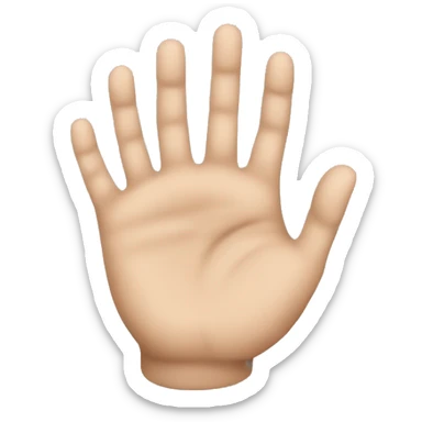 hand emoji with no wrist sticker