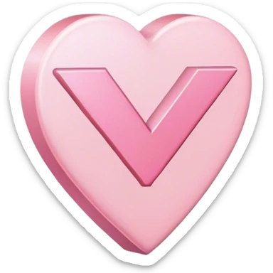 Light pink check mark,tick sticker