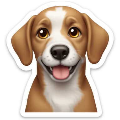 Happy birthday dog sticker