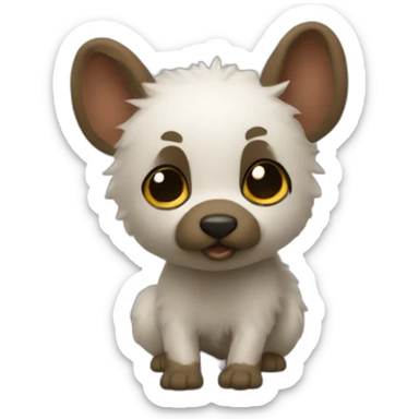 coelho numa jaula sticker