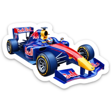 formula one redbull sticker
