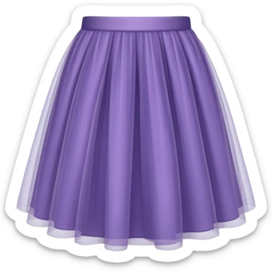 tulle skirt sticker