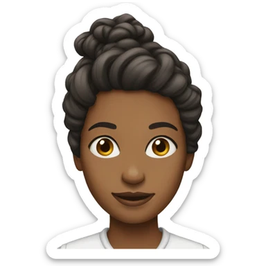 Woman is too nice sticker