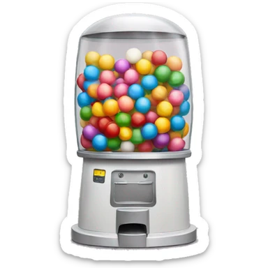 Gum ball machine  sticker