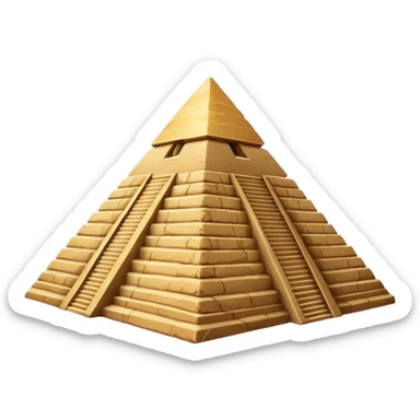 Egyptian pirâmide small emoji eo sticker