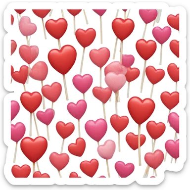 lollipop heart sticker