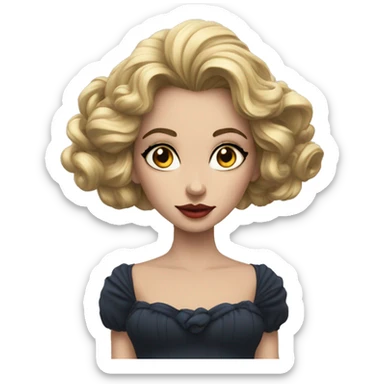 La belle et la bête comme pochette d’album  sticker