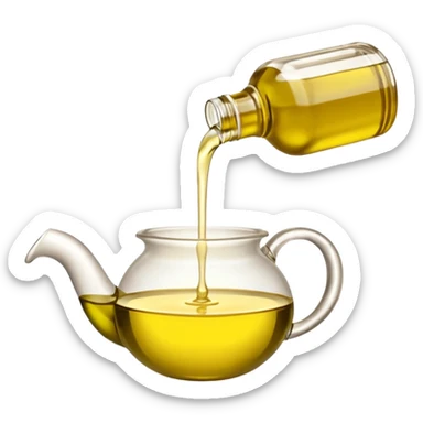 Olive oil making sticker