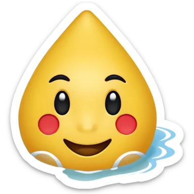 Панама синего цвета, панама в минималистичном стиле emoji. Материал панамы: джинса. У панамы есть черные шнурки. sticker