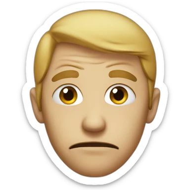 disgusting head sticker