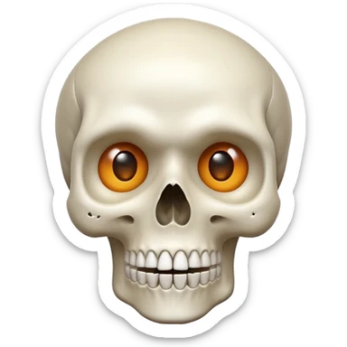 Mélange, c’est deux  emojis 😮💀 sticker