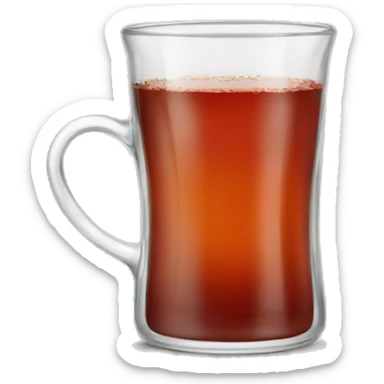 turkish tea glass sticker