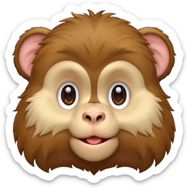 rookie monkeys puppies sticker