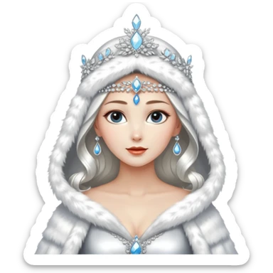 please include snow maid bbut make her glamourous she is in moscow sticker