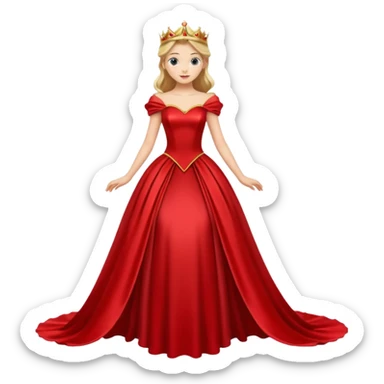a red princess dress




























 sticker