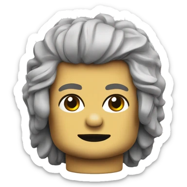 Lego head sticker