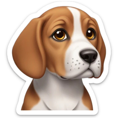 Puppy beagle sticker