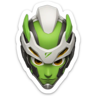 genji from overwatch sticker
