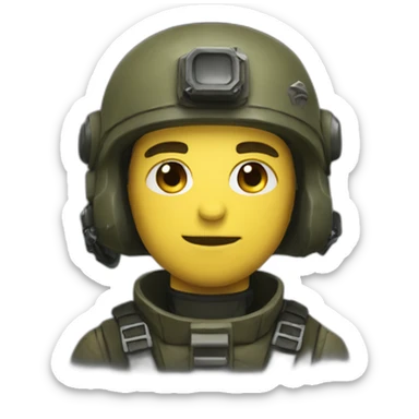 Helldivers Cadet sticker