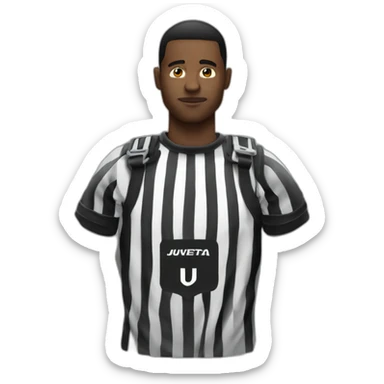 guy in back with juventus shirt handcuffed sticker