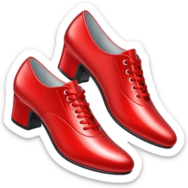 RED SHOES FROM MOVIE SONIC sticker