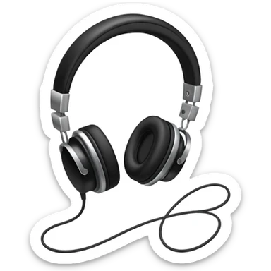 wise headphone and hanging from it, loops  sticker