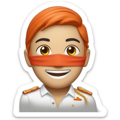 air india maskot person welcome sticker