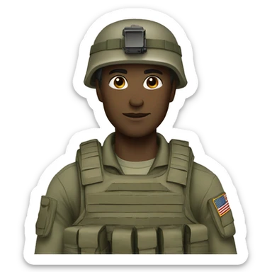 Military operator  sticker