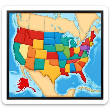 USA & CANADA sticker