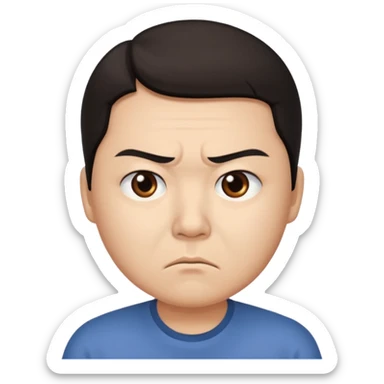 The disgruntled Chinese sticker