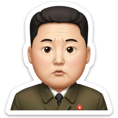 kim jong un  sticker
