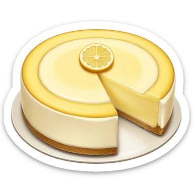 lemon cheesecake sticker