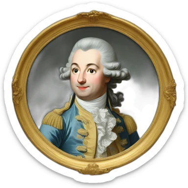 Louis XV sticker