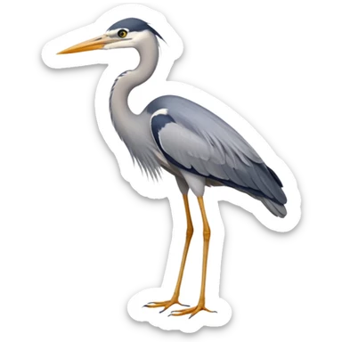Grey Heron sticker
