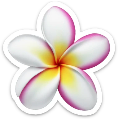 Plumeria  sticker