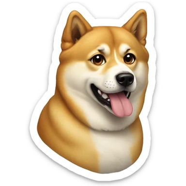 Doge dog  sticker