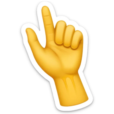 Please make an emoji where the wearer marks O or X with his arm. sticker