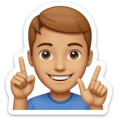 Un humain qui dit OK sticker